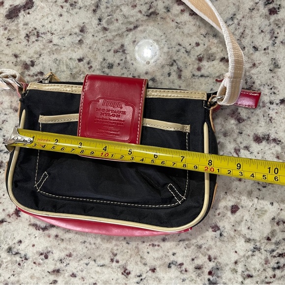 Bongo Montauk Nylon Bag With Red Accents 8”x6” Great Condition Vintage Retro Y2K - Picture 12 of 12